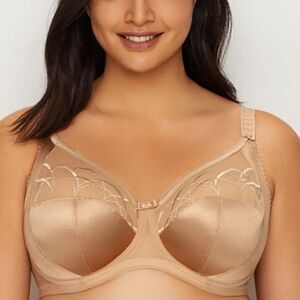 ELOMI- Cate Side Support Bra Unlined Underwire in Basic Hazel, Size 40DD